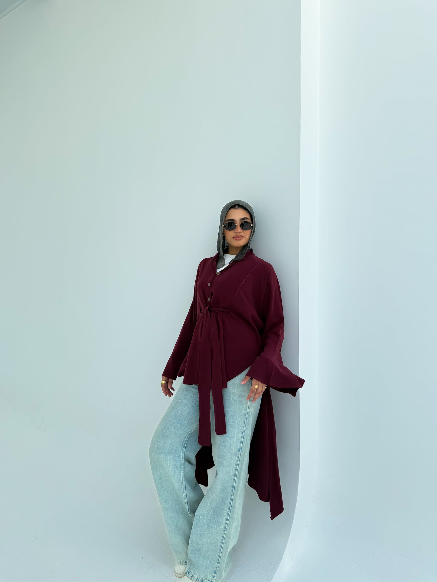 Liora Blouse Burgundy