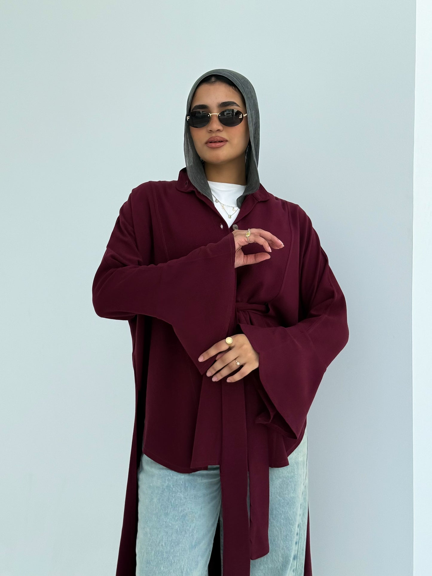 Liora Blouse Burgundy