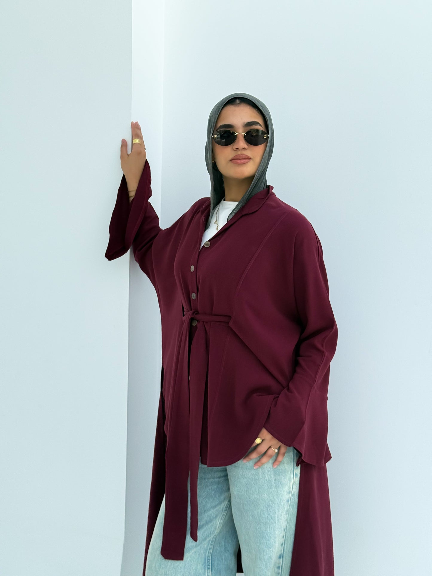 Liora Blouse Burgundy